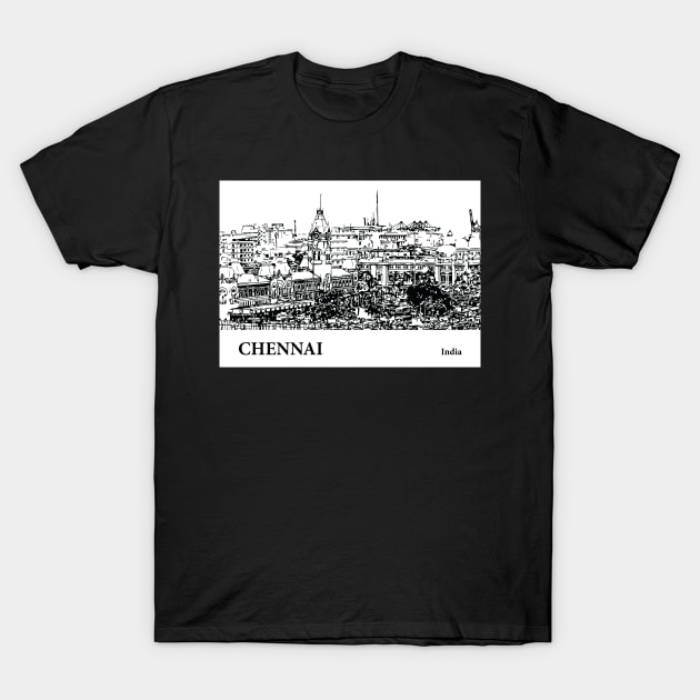 Chennai - India T-Shirt by Lakeric